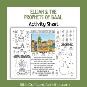 elijah and the prophets of baal activity sheet