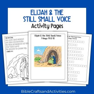 elijah and the still small voice activity pages