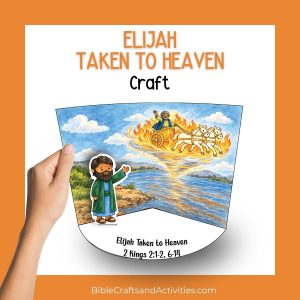 elijah taken to heaven diorama craft
